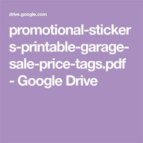 promotional-stickers-printable-garage-sale-price-tags.pdf - Google ...