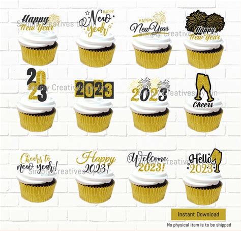 New Year Cake Topper Printable 2023 – Get New Year 2023 Update