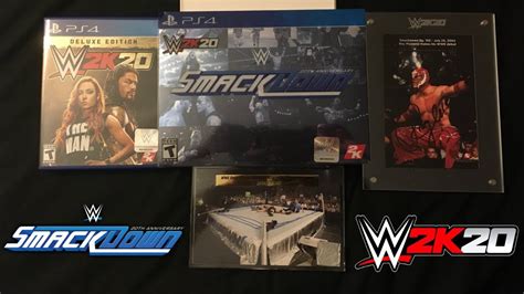 WWE 2K20 Smackdown 20th Anniversary Edition Unboxing YouTube