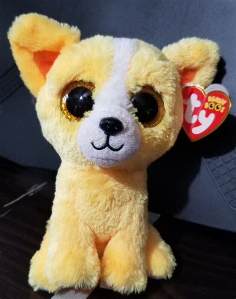 Ty Beanie Boos Dandelion The Chihuahua 6 Plush 2016 Retired With Tags