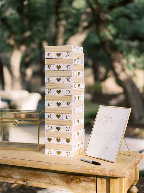 Wedding Jenga Sign By The Inviting Pear Photo Credit Brittany Jean