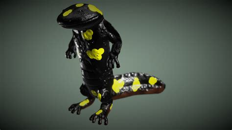 Humanoid salamander - 3D model by Michael_S [b73341e] - Sketchfab