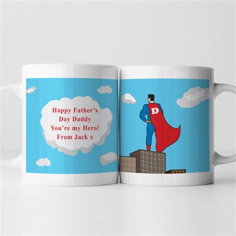 Super Hero Dad Personalised Mug The T Experience