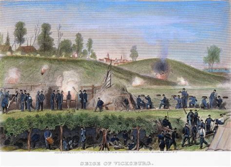 Siege Of Vicksburg 1863 Nthe Siege Of Vicksburg Mississippi 18 May To 4 ...