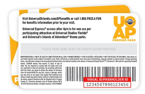 Universal Studios Theme Parks Pass Lookup