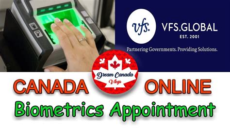 Canada Vfs Biometrics Appointment How To Book Biometrics Appointment