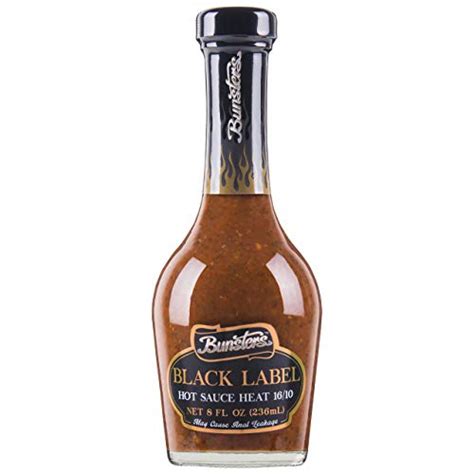 Bunsters Hot Ones Hot Sauce Black Label Heat Chili Pepper Sauce Extreme Heat Around