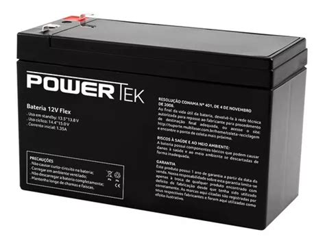 Bat Selada Multilaser Powertek 12v 7a Super MercadoLivre