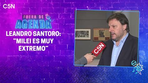 FUERA DE AGENDA MANO A MANO Con LEANDRO SANTORO YouTube