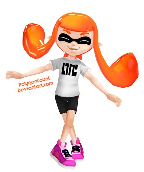 Inkling Girl Model By Polygoncount On Deviantart