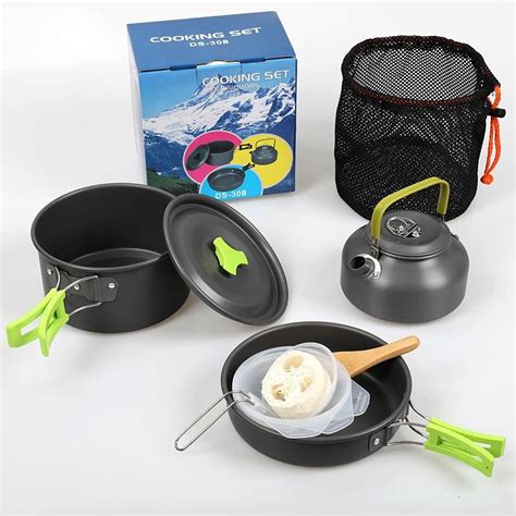 Jual Cooking Set Ds 200 Ds 300 Ds 301 Ds 308 Alat Masak Camping