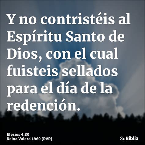 Efesios 4:30 - Su Biblia