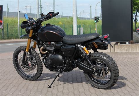 Details Zum Custom Bike Triumph Scrambler 1200 XE MUD CRUSHER BY