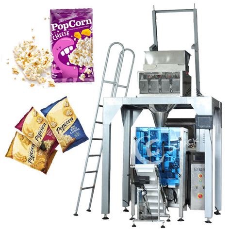 Automatic Head Weigher Popcorn Pop Corn Puffs Sachet Packaging