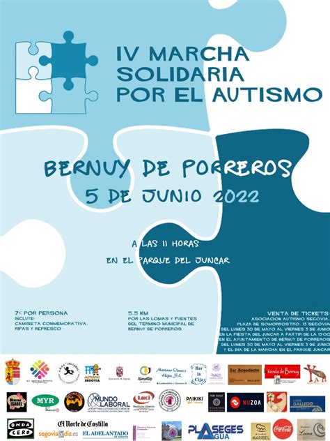 Iv Marcha Por El Autismo Eventos De Segovia