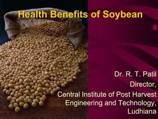 Health benefits of soybean | PPT