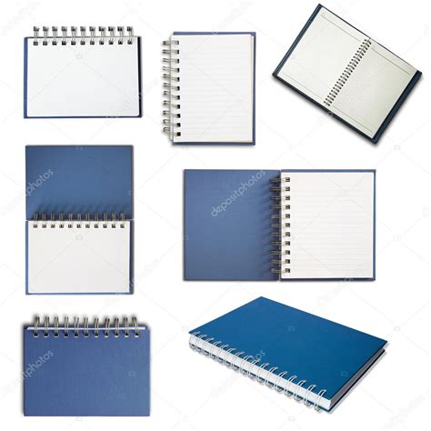 blue cover notebook stock photo  nuttakit
