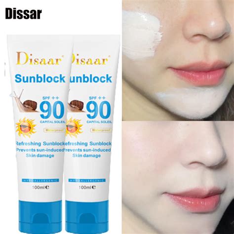 Disaar Facial Sunscreen Cream Spf 90 Pa Moisturizing Skin Protect Sunblock Sunscreen For Face