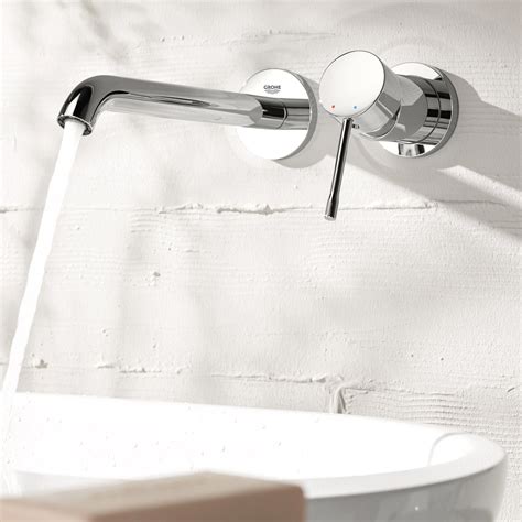 Grohe Essence Mitigeur De Lavabo Trous Pour Montage Mural Longueur