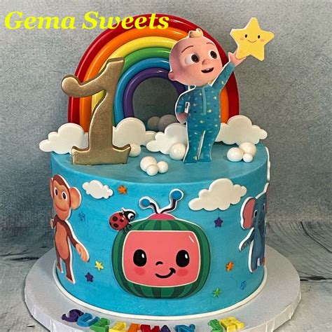 Cocomelon Inspired Birthday Cake By Gema Sweets Pastel De Minions