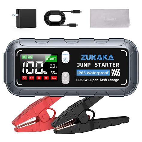 Zukaka Car Jump Starter A Peak V Auto Portable Car Jump Starter