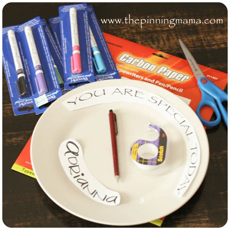 Diy How To Make A Personalized Plate The Pinning Mama