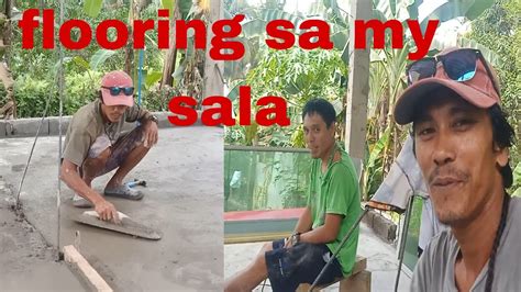 Flooring Sa My Sala Update Sa Paggawa Ng Bahay Youtube