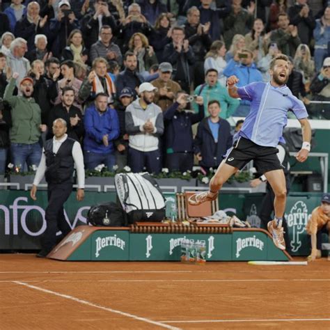 Corentin Moutet Apr S Sa Qualification Pour Les Es De Roland Garros