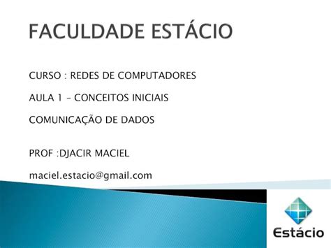 Pdf Aula 1 Conceitos Iniciais Comunicação De Dados Dokumentips