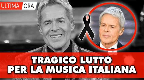 Tragico Lutto Per La Musica Italiana La Drammatica Notizia Appena