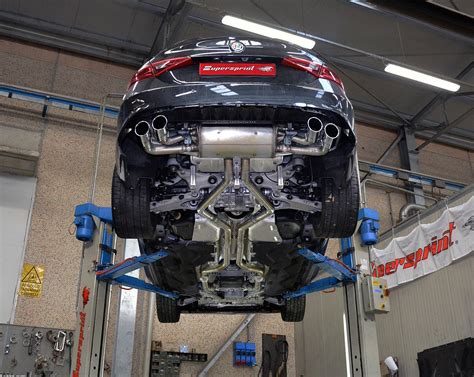 Performance Sport Exhaust For Alfa Romeo Giulia Quadrifoglio With Valve