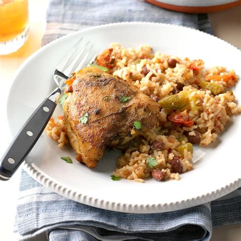 Creole Chicken Thighs Recipe How To Make It Taste Of Home