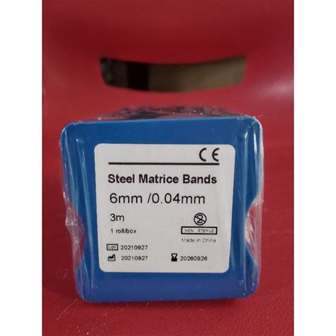 Jual Dental Steel Matrice Band Per Roll 3 Meter Matrix Band Metal