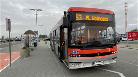 MPK Rzeszów linia 53 Port Lotniczy Jasionka Plac Wolności archiwalny