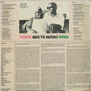 Cartola Verde Que Te Quero Rosa Lp Rca Vg Vg