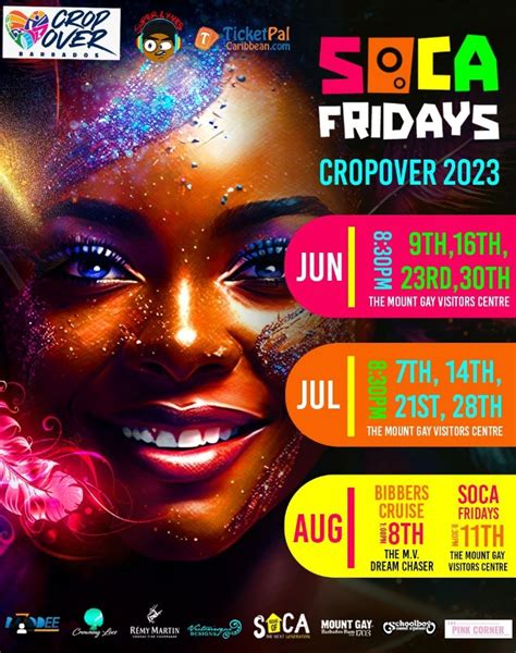 Soca Fridays At Mount Gay Visitor Experience What S On In Barbados 2023 08 11