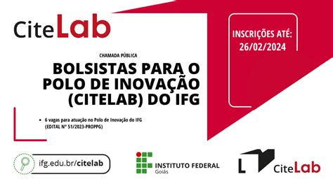 Instituto Federal de Goiás IFG abre nova seleção de bolsistas para