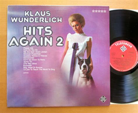 Klaus Wunderlich Hits Again 2 1972 NEAR MINT Telefunken SLE 14 659 P