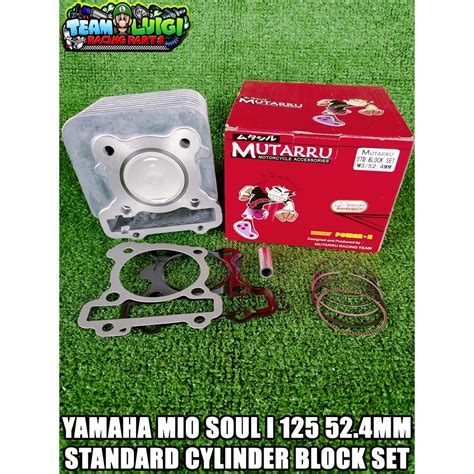 MUTARRU YAMAHA MIO SOUL I 125 52 4MM STANDARD CYLINDER BLOCK SET