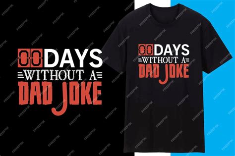 Premium Vector Zero Days Without A Dad Joke