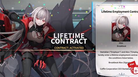 Alex Lifetime Contract Counter Side Youtube