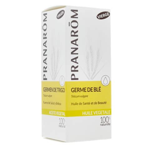 Huile végétale germe de blé Pranarom 50 ml Aromathérapie