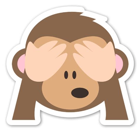 Buy This See No Evil Monkey Stickers Stickerapp Shop