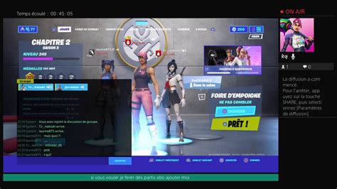 Live Fortnite Sauver Le Monde Parti Abo Youtube