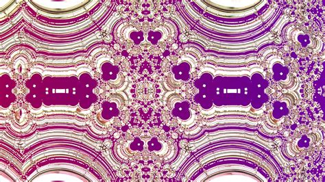 White Purple Shapes Kaleidoscope Abstraction Art Pattern Wallpaper ...