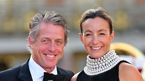 Wonka Star Hugh Grants Sweetest Moments With His Wife Anna Eberstein