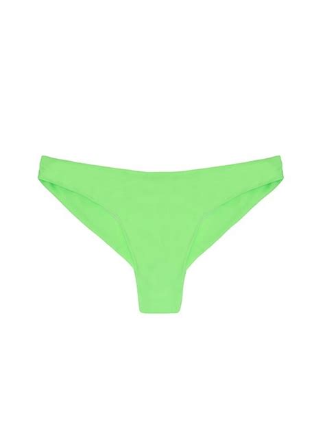 Calzon De Bikini Tanga Verde Samia Cl Tama O Color Verde