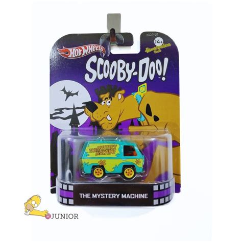 Scooby Doo Van The Mystery Machine Máquina do Mistério Hot Wheels Coleção Retrô Carrinho