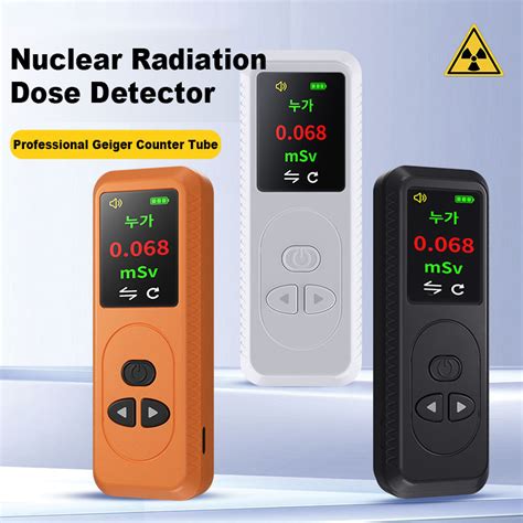 Handheld Portable Nuclear Radiation Detector Geiger Counter Tube