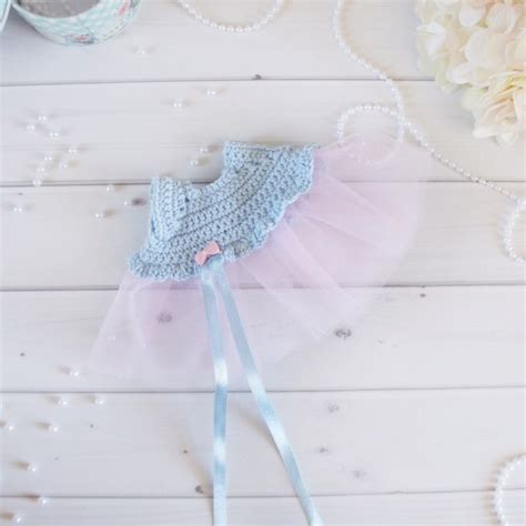 Платье с фатиновой юбкой для игрушек